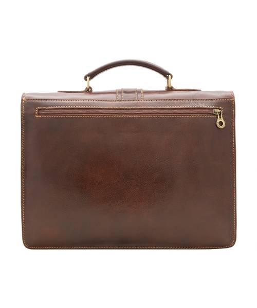 Leather Briefcase "Atene"