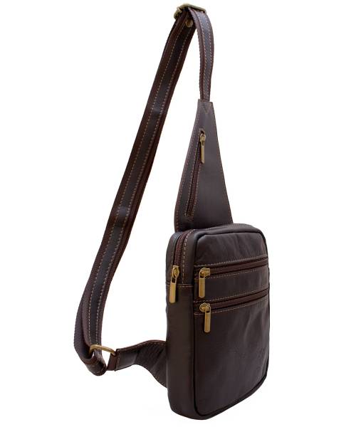 brusttasche herren leder