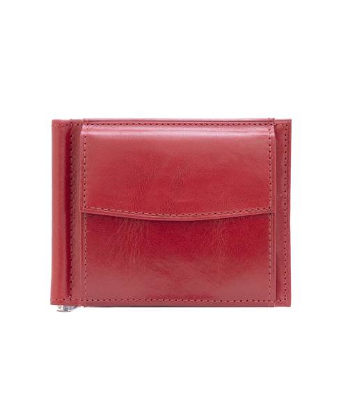 Wallet and card holder with clip for banknotes