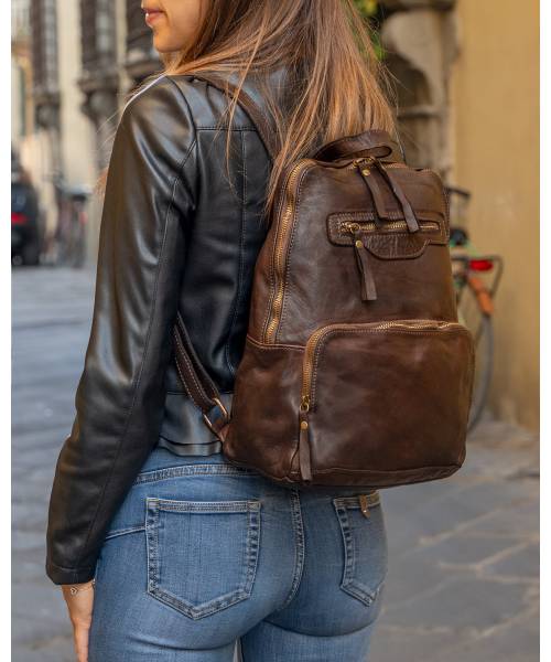 women Leather Backpack