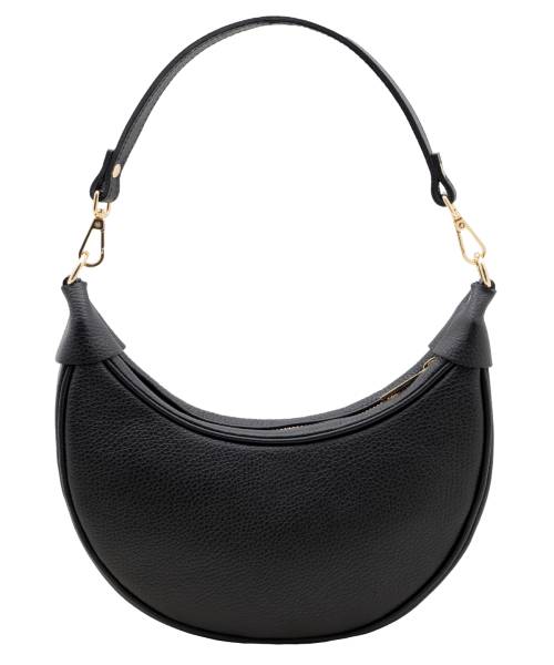 leather crescent bag