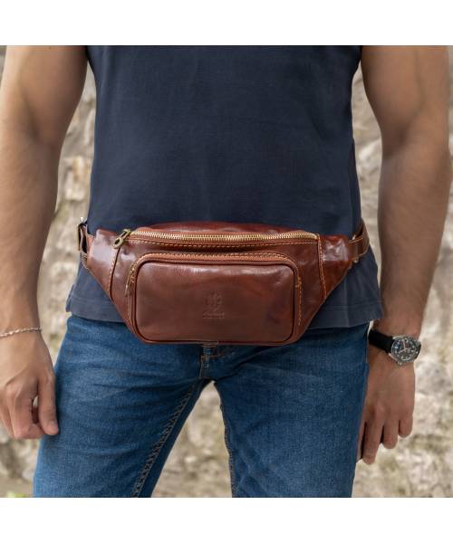 mens belt bag leather