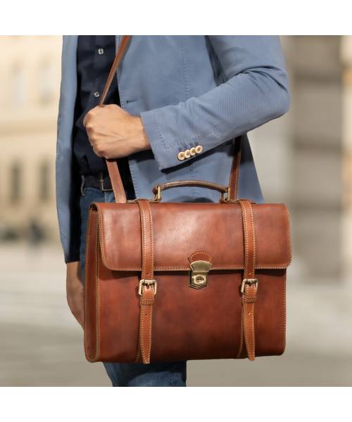 mens Leather Briefcase