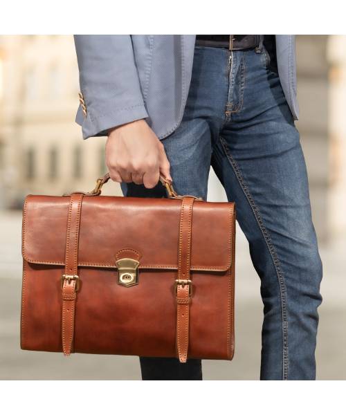 mens Leather Briefcase