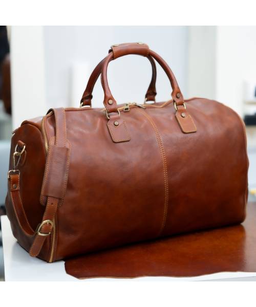 Leather Duffle Bag