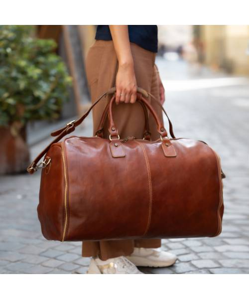 Leather Duffle Bag