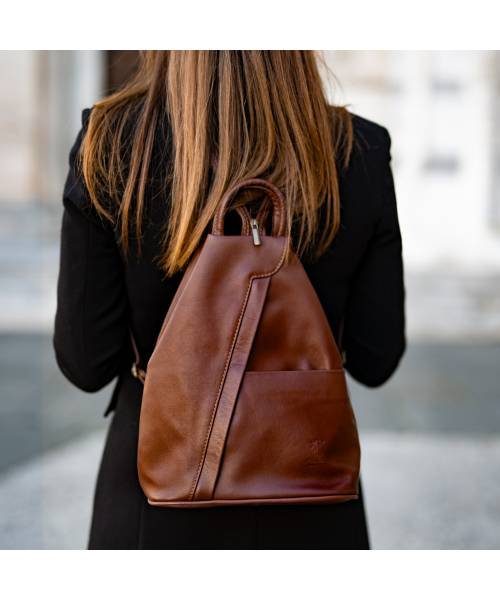 soft leather backpack