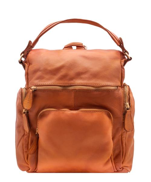 light brown backpack