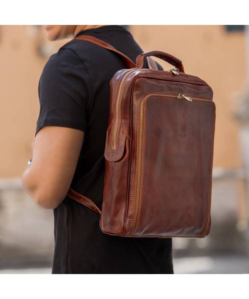 sac a dos homme cuir