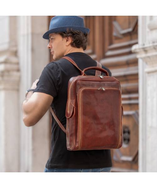 sac a dos cuir homme