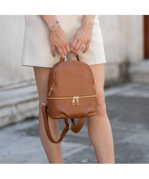 women leather backpack