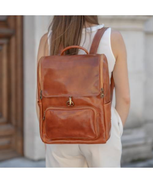 Leather Backpack "Bernini"