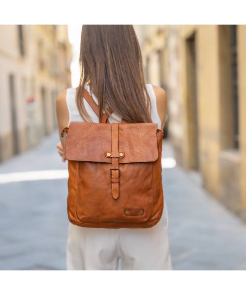 Leather Backpack "Royan"