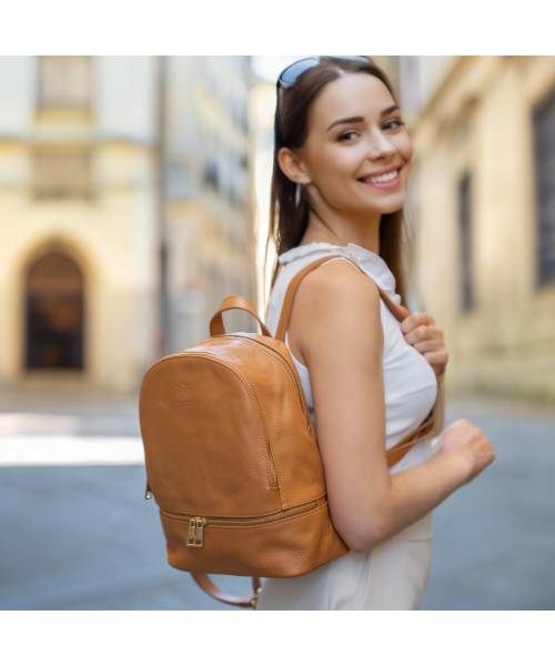 Leather Backpack "Florence"