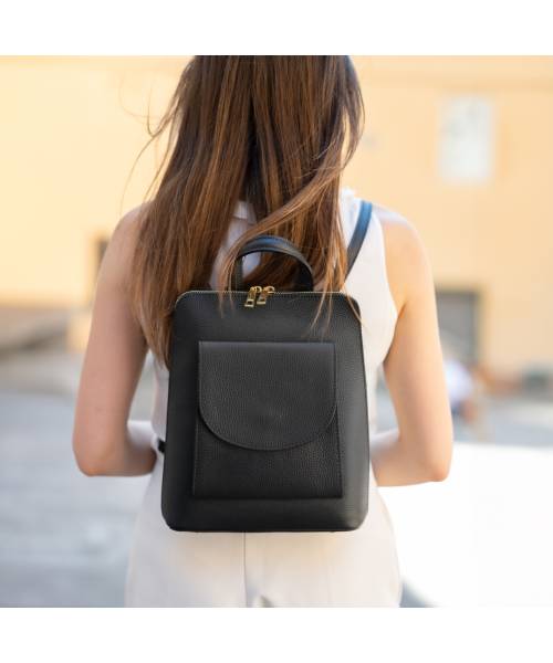 leather convertible backpack purse