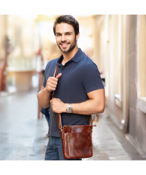 crossbody leather bag men