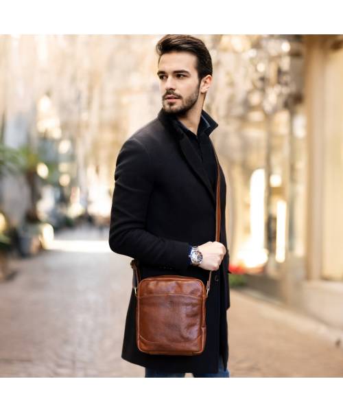 bolso hombre piel