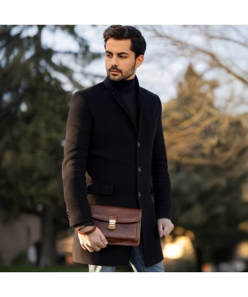 Pochette Cuir Homme