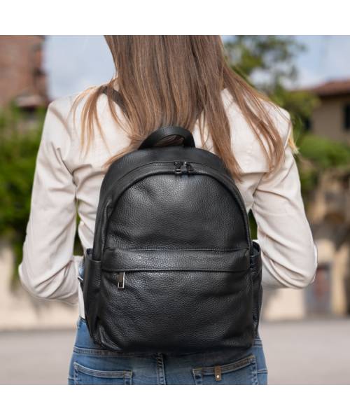 Soft Leather Backpack Womens