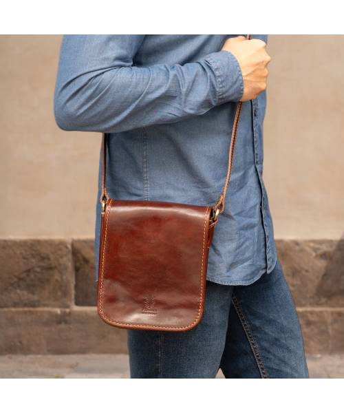 small cross body leather bag