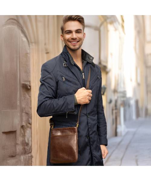 sac bandoulière homme cuir