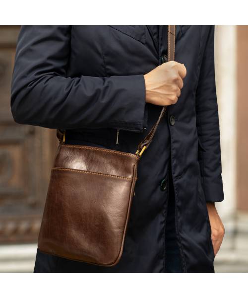 sac bandoulière cuir homme