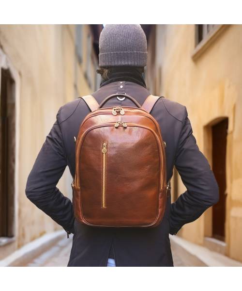 leder Rucksack Herren