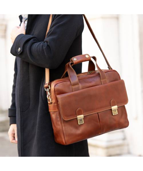 leather laptop bag