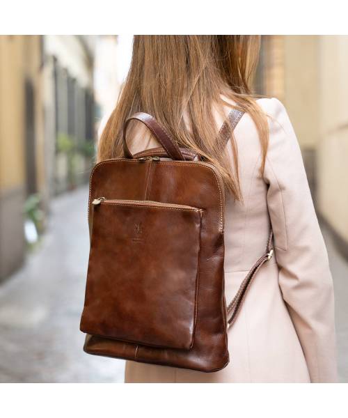 leather backpack for women