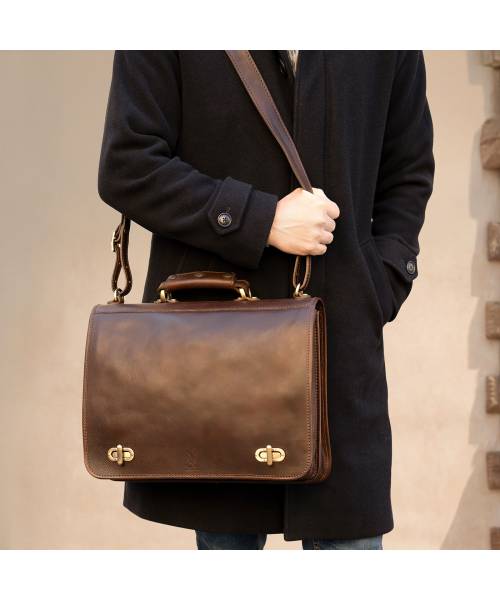 leather briefcase