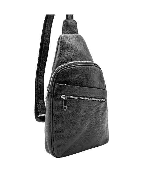 Leather cross chest bag for Men