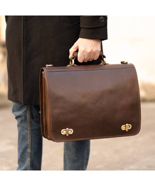 leather briefcase