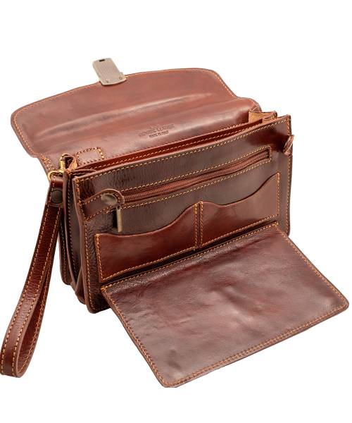 Leather Man Bag "Brema"