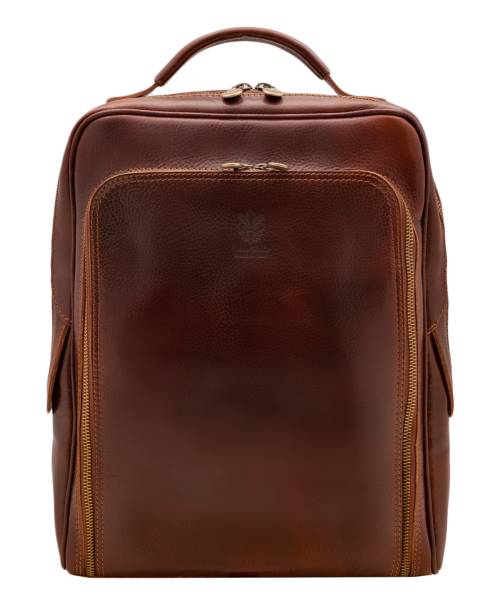 mens leather backpack