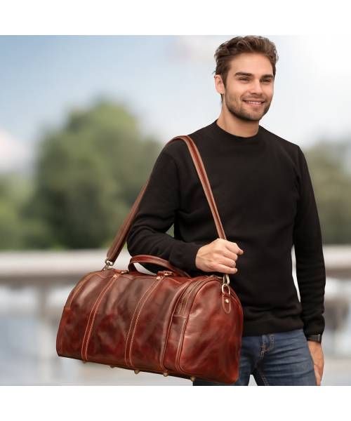 sac de voyage homme cuir