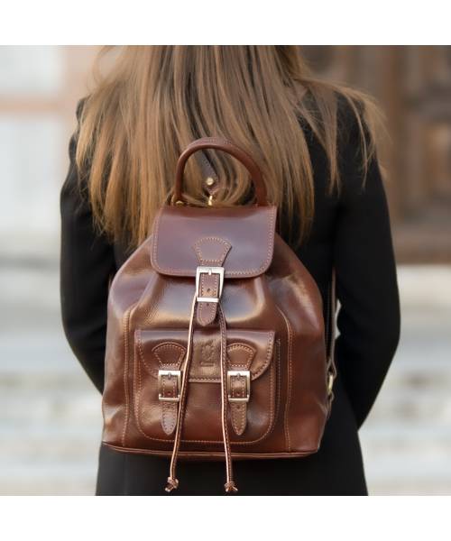 leather backpack for women