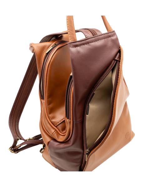 leather backpack