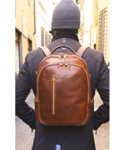 leder Rucksack Herren