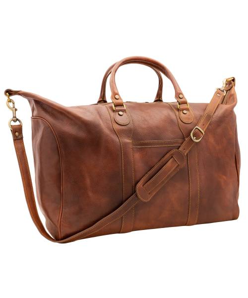 leather travel bag